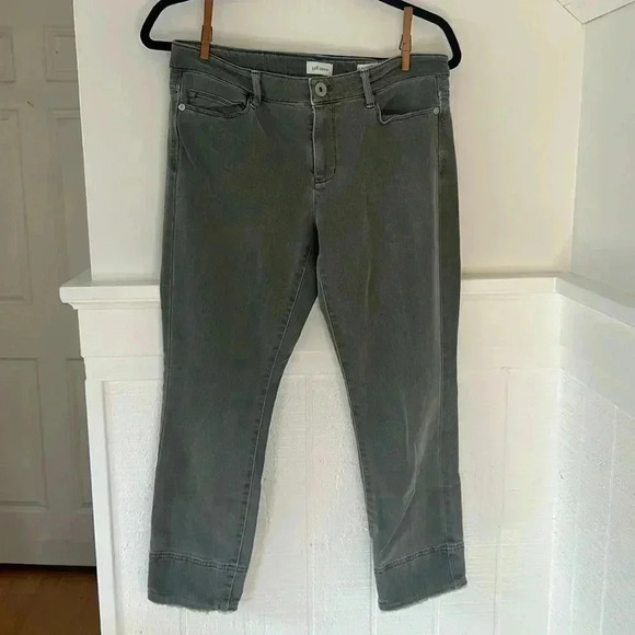J. Jill Denim Authentic Fit Cropped Gray Denim Jeans size 4 - Picture 1 of 11